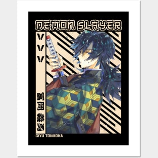 Giyu Tomioka - Demon Slayer Posters and Art